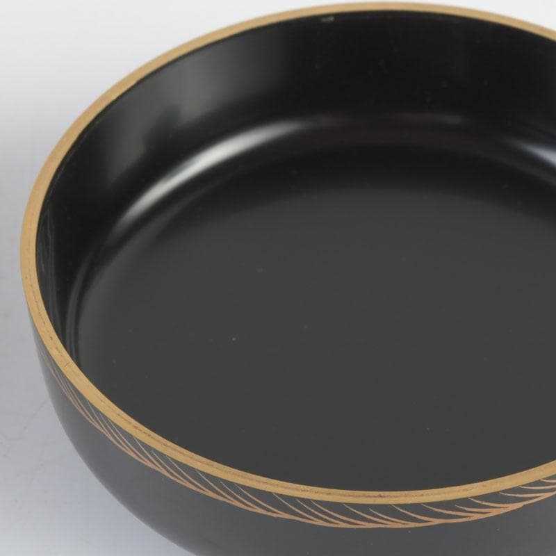 茶道具 漆塗 瑞雲造 老松蒔絵 平棗 共布共箱 V 9495 - メルカリ