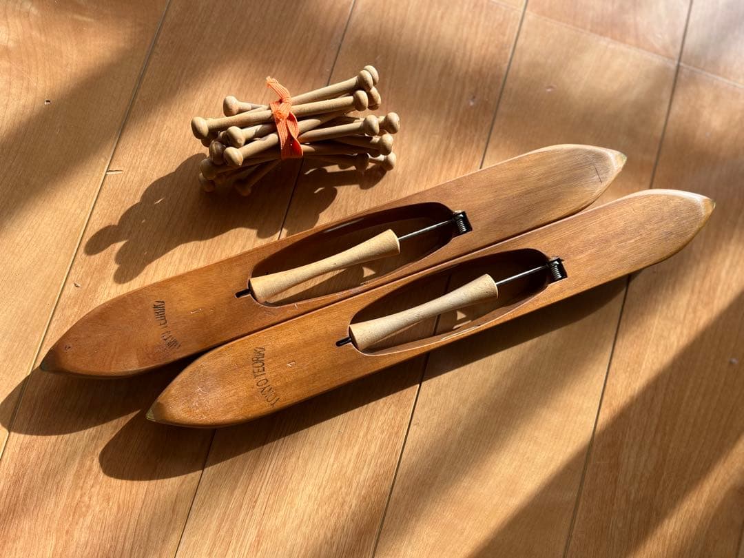 □東京手織機 木製織り機用シャトル2本セット