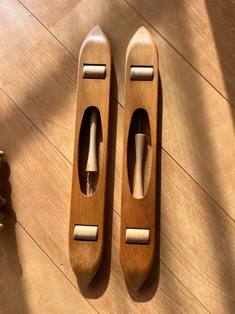 □東京手織機 木製織り機用シャトル2本セット