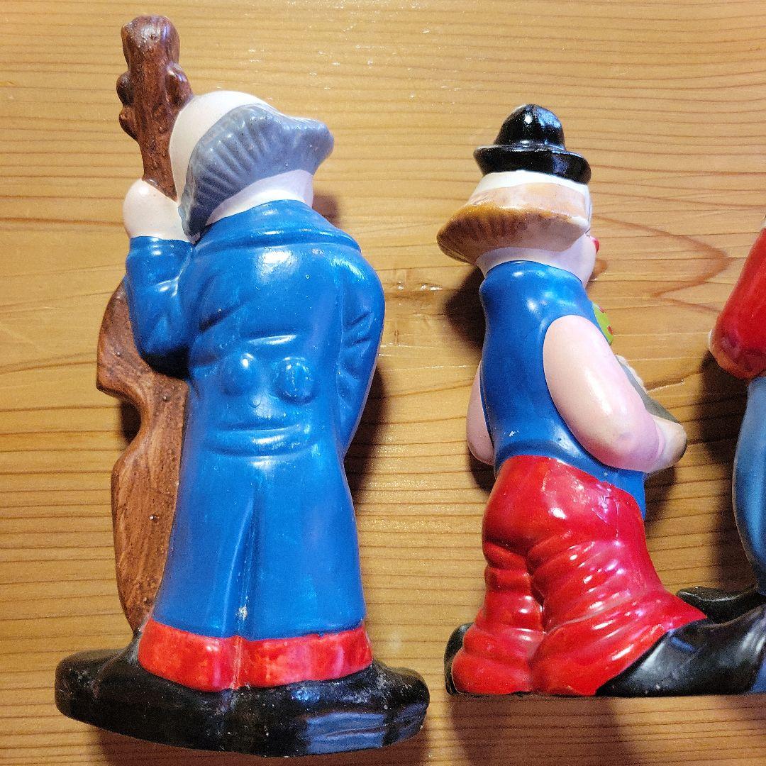 ピエロ アンティーク 陶器 5体