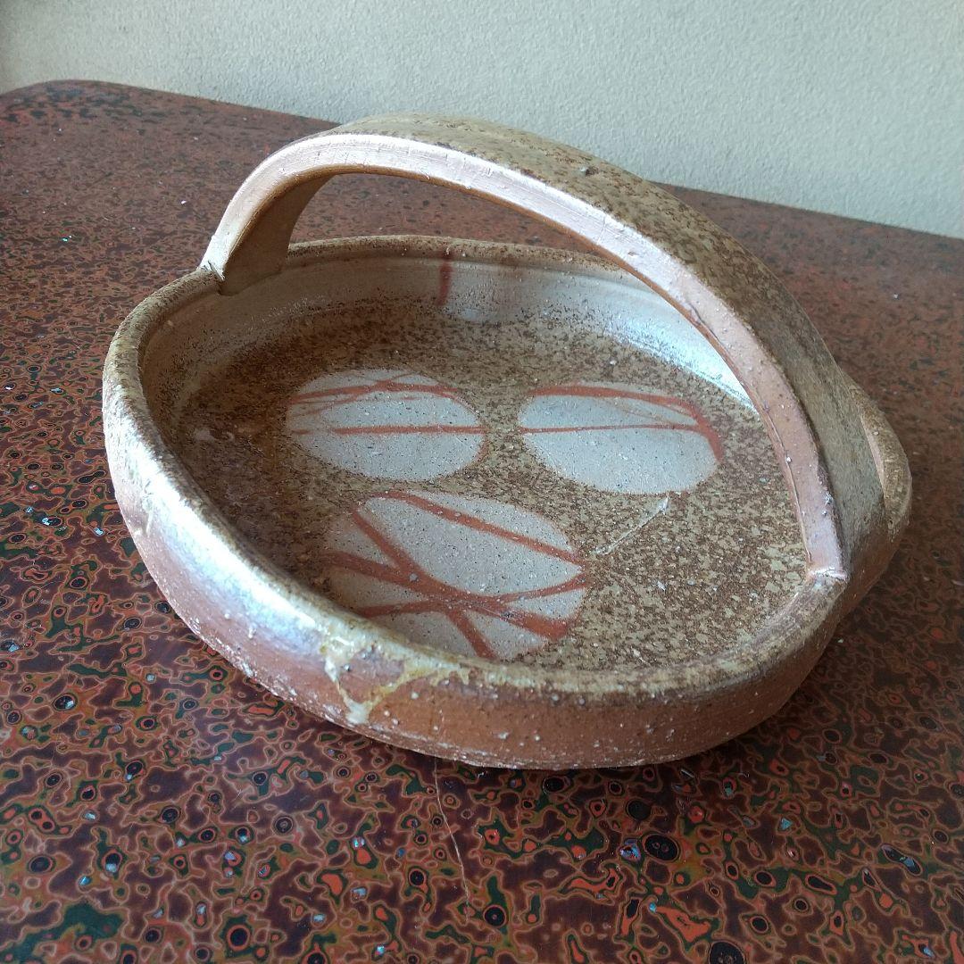 人間国宝 伊勢崎淳  備前焼手鉢