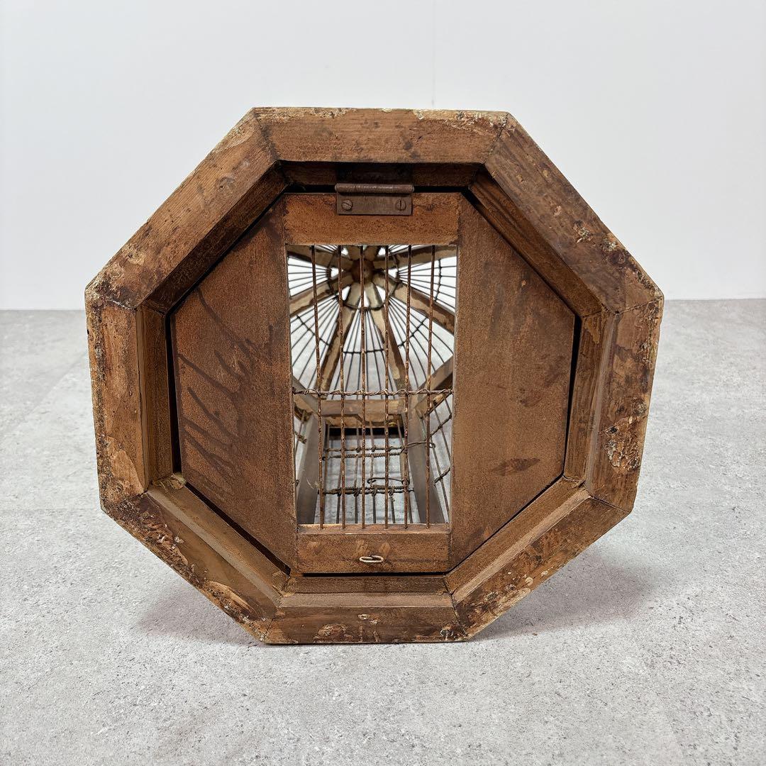 鳥籠 トリカゴ 鳥かご 底部開閉 側面開閉 レトロ ヴィンテージ オシャレ