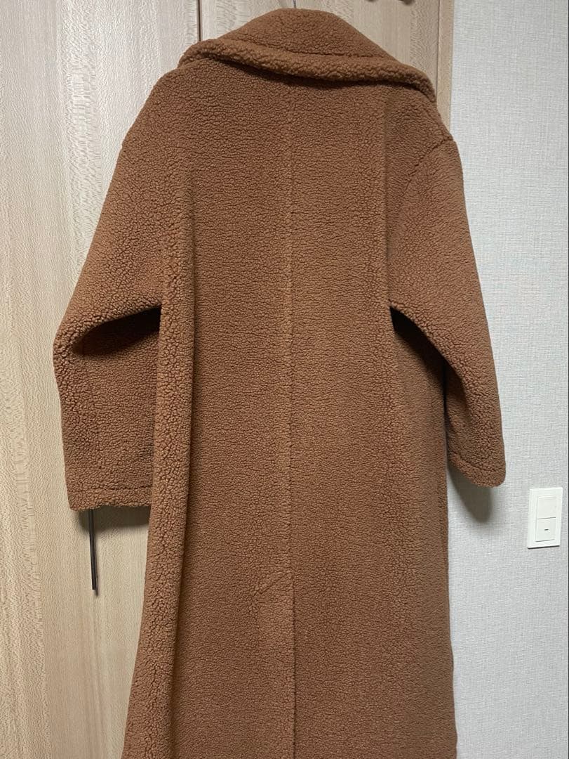 美品 rienda テディボア2WAYロングコート【S】中町綾 リエンダ - メルカリ