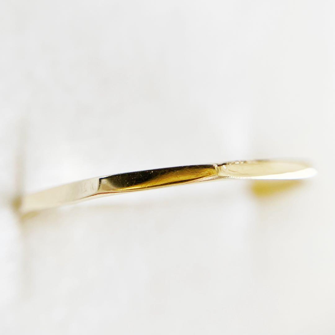 【値下げ×】【素敵】K18 デザイン　リング