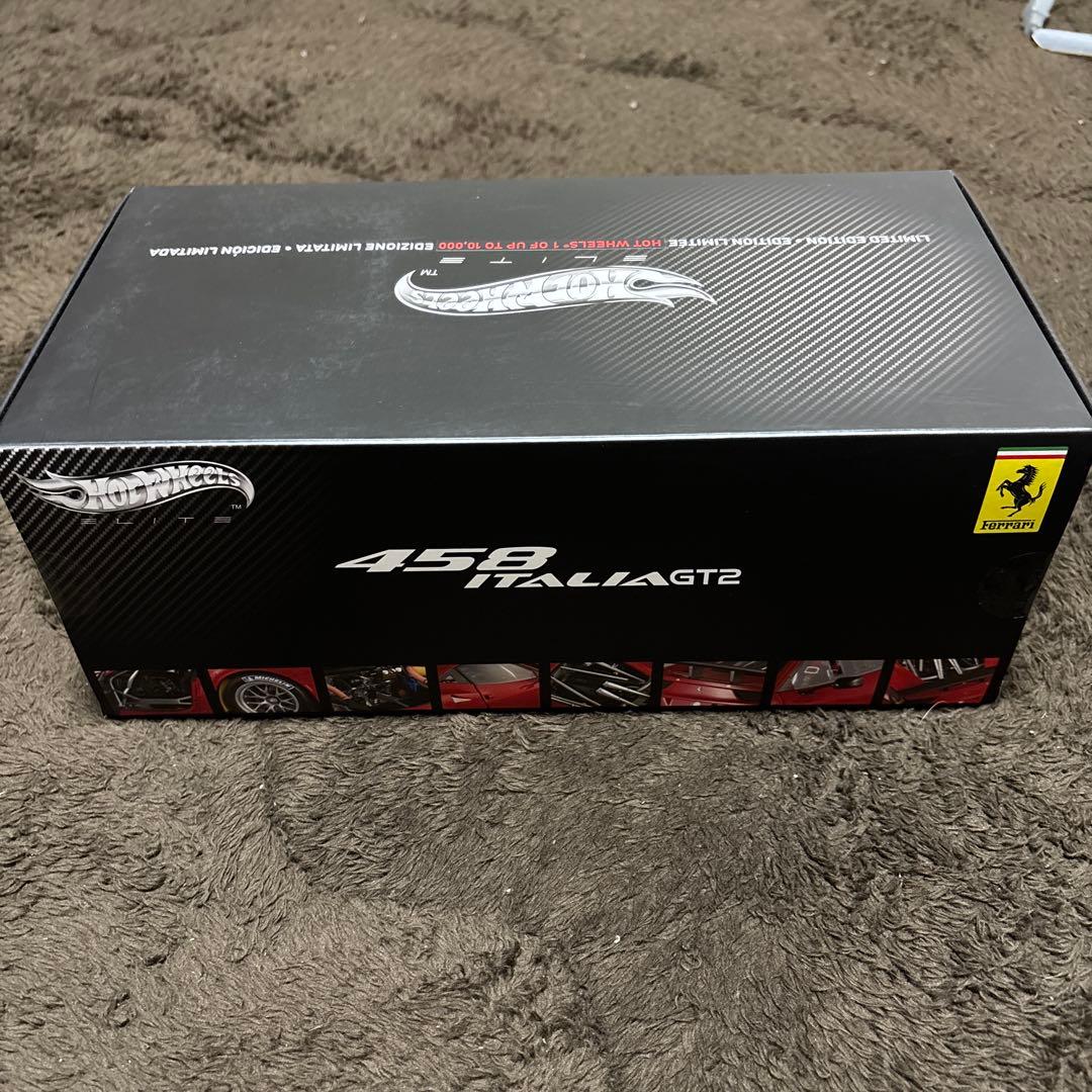 マテル HOTWHEELS ELITE フェラーリ 458 ITALIA GT2