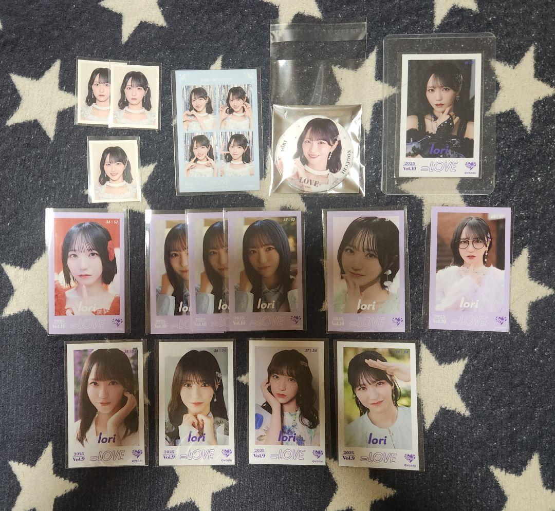 LOVE イコラブ 野口衣織ちゃん ミニフォトカード レア 黒衣装 LOVE