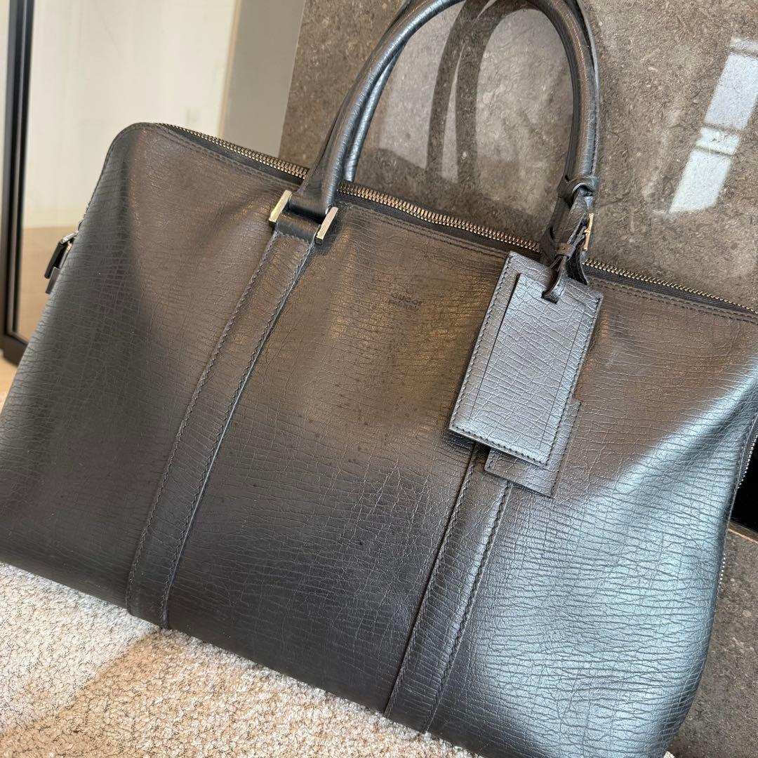GUCCI（グッチ）ビジネスバッグ ブラック レザー