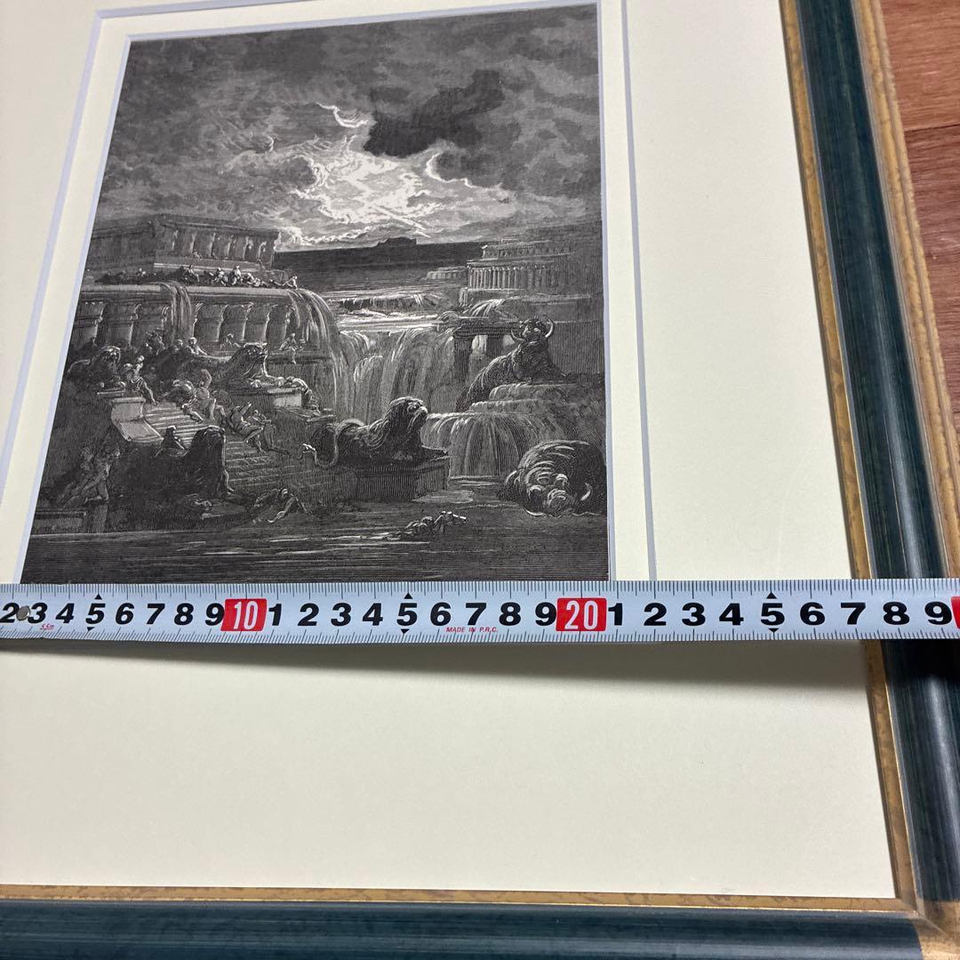 アンティークオリジナル木口木版 グスタフ・ドレ 挿画 ジョン