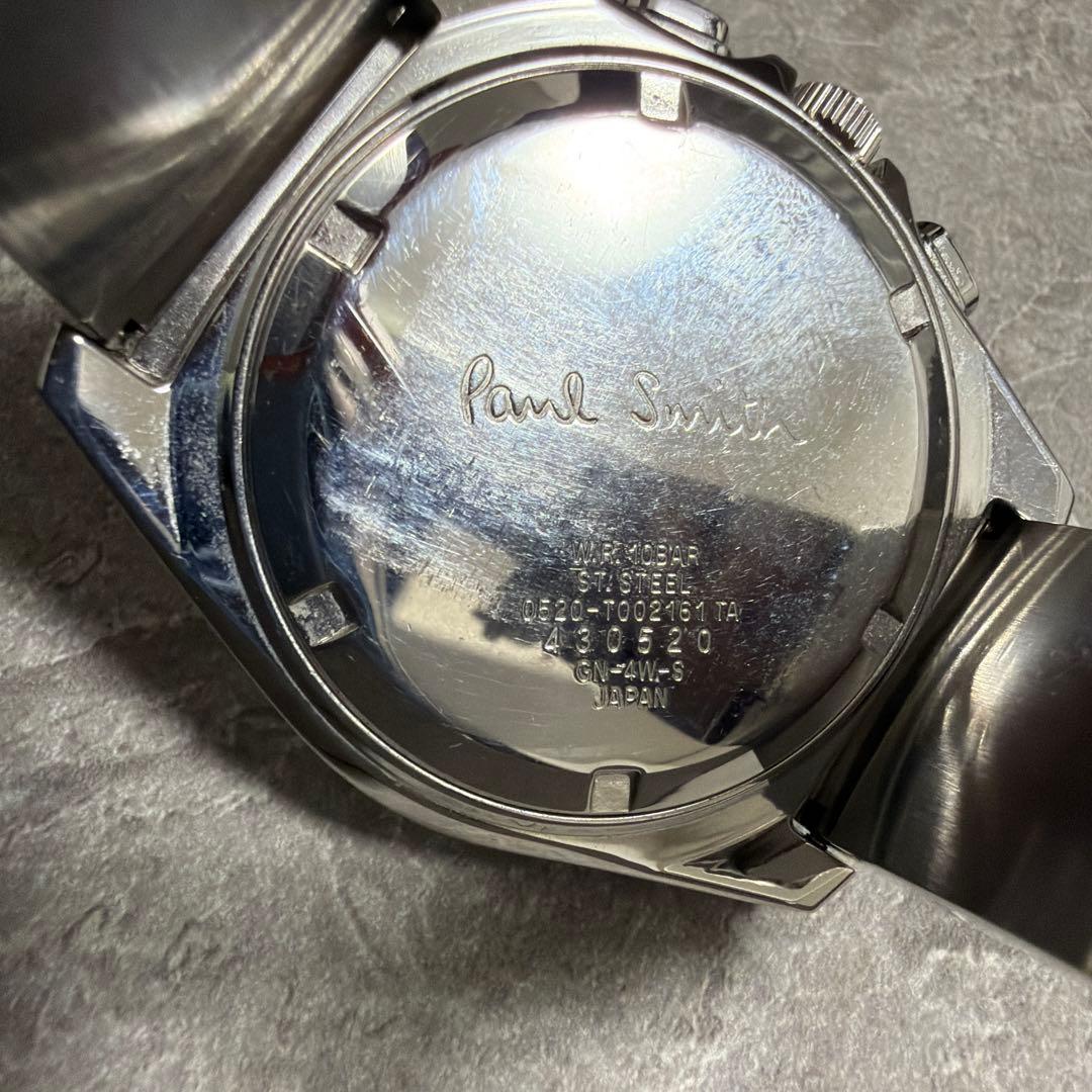 【希少カラー】ポールスミス ファイナルアイズ クロノグラフ 腕時計 グリーン