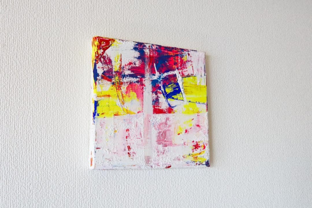 二枚組アクリル抽象画「自傷と降臨」｜現代アート・一点もの原画