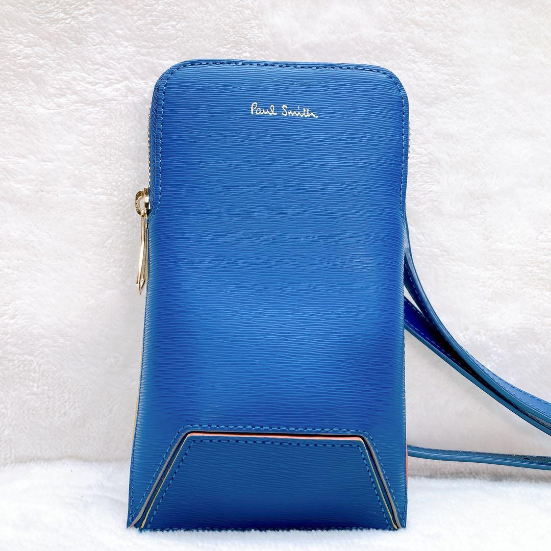✨極美品✨ポールスミス スマホショルダー フォンケース レザー ポシェット