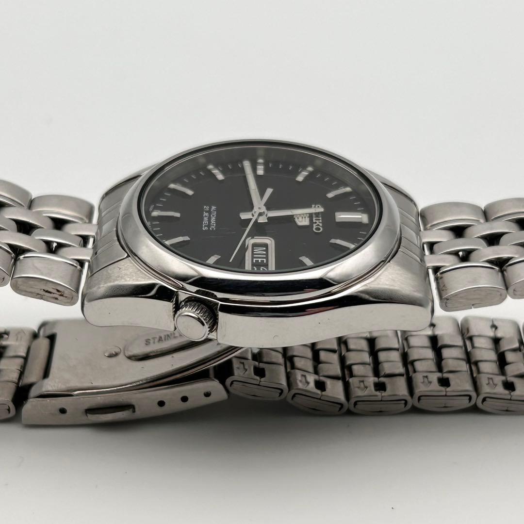 【稼働】SEIKO 5 セイコー 7S26-01V0 自動巻き 裏スケ メンズ