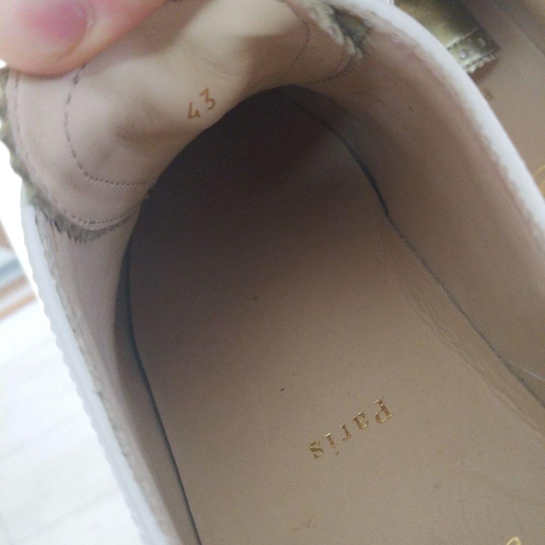 ターコイズ グリッター カジュアルシューズ　ルブタン