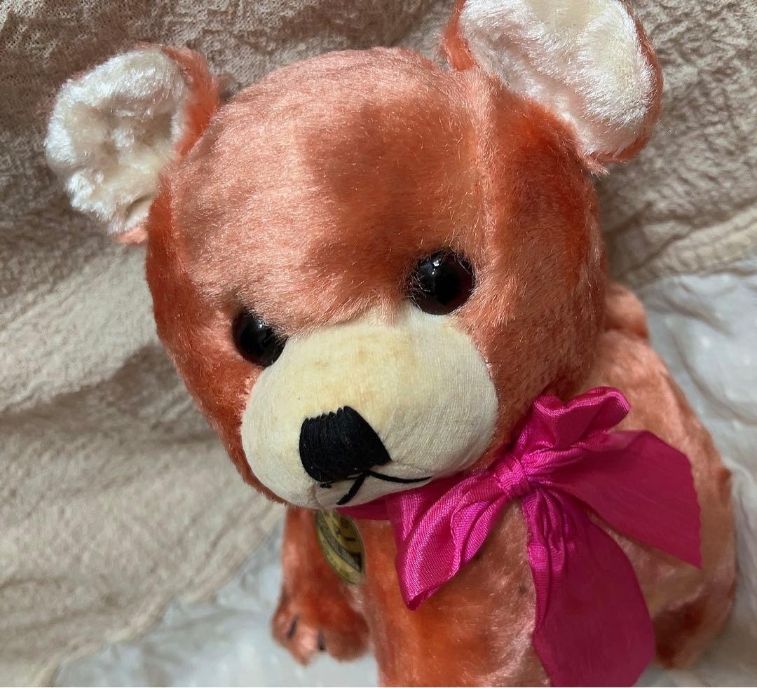 当時物昭和レトロぬいぐるみ人形レトロ古いくまぬいぐるみ昭和戦前