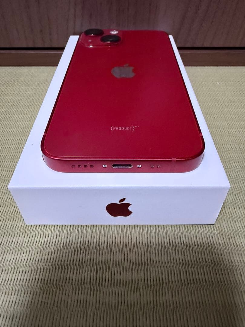 極美品 iPhone 13 mini 128GB レッド バッテリー100％