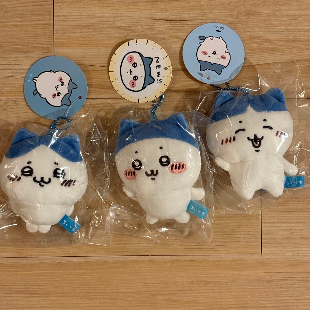 ちいかわ ハチワレ マスコット 3種セット 生え変わり スポーツ刈り