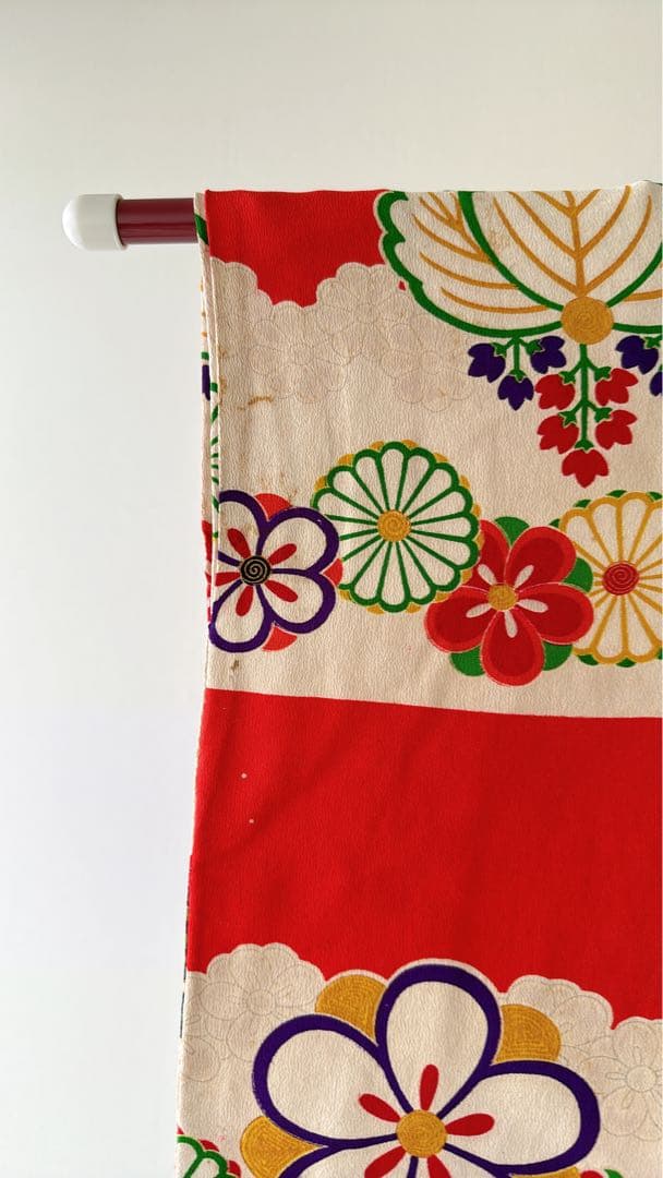 アンティーク着物　7歳　七五三 レトロ