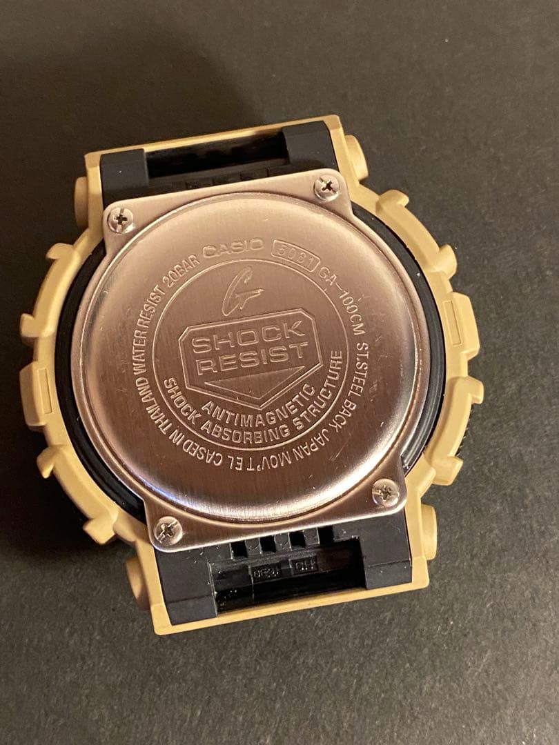 【生産終了品　希少極美品　電池新品】 G-SHOCK GA-100CM カモフラ