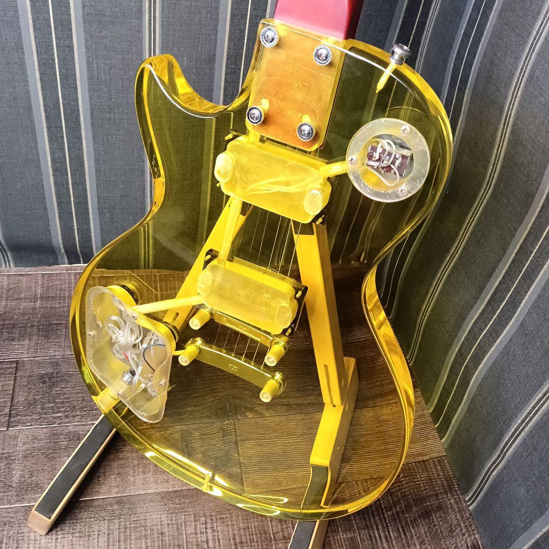 改造ギター GRECO レスポール CUSTOM カスタム クリア アクリル