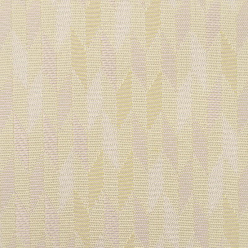 《ちゃ★小さめ■上質お召■細やか矢羽根の織り模様■淡黄色◆TY11-12》