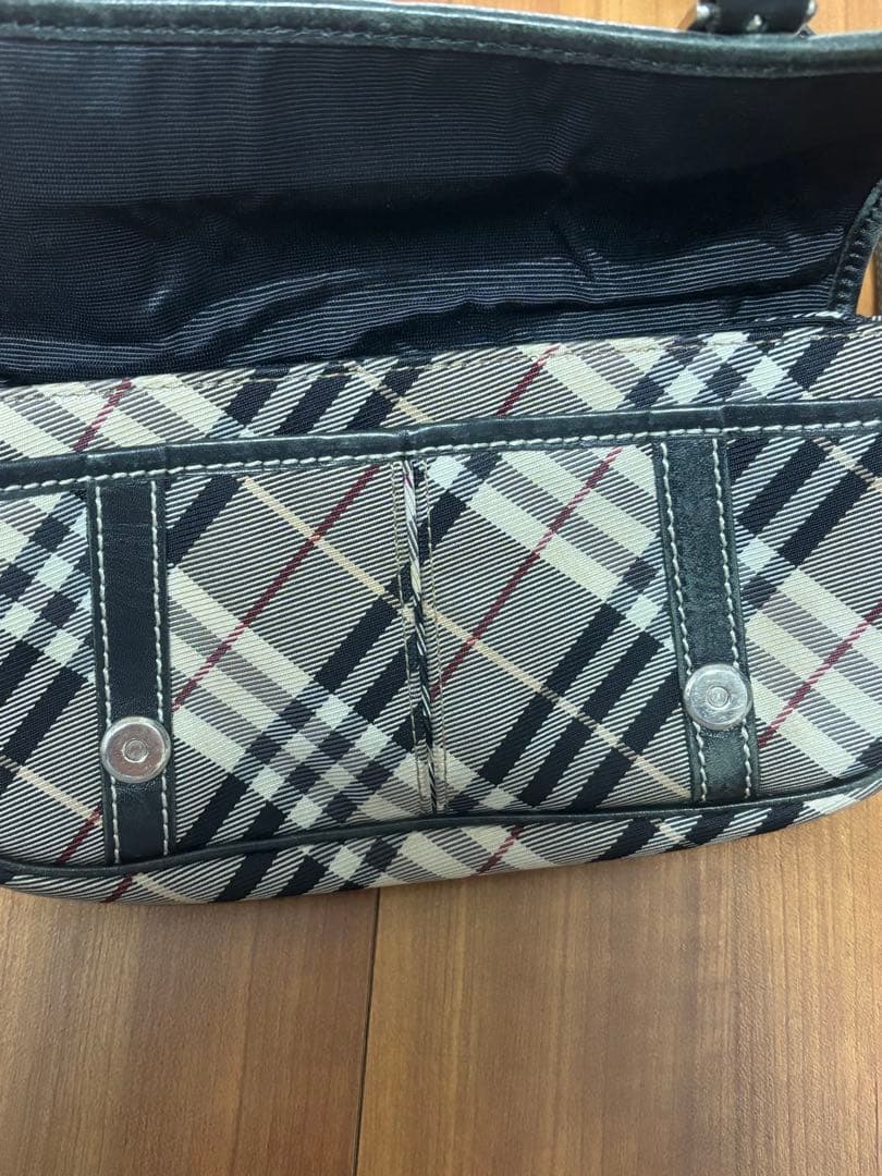 バーバリー ブルーレーベル 2way ノバチェック ショルダーバッグ