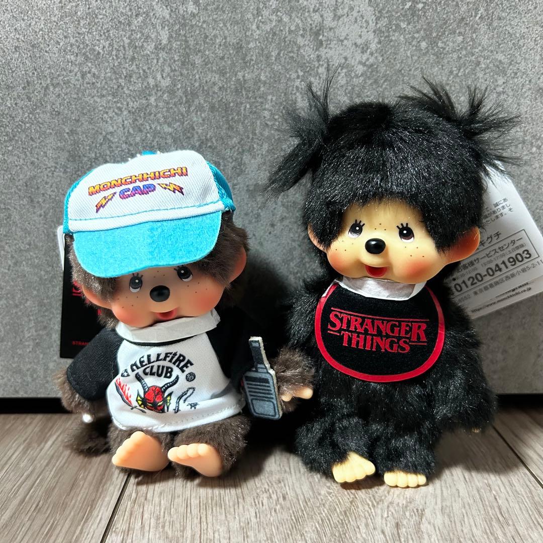 新品未使用 モンチッチ キーチェーン ストレンジャーシングス コラボ