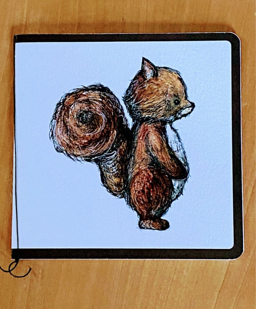 moriのえほん様 黄色スカーフのたぬき ぬいぐるみ ミニチュア ハンドメイド