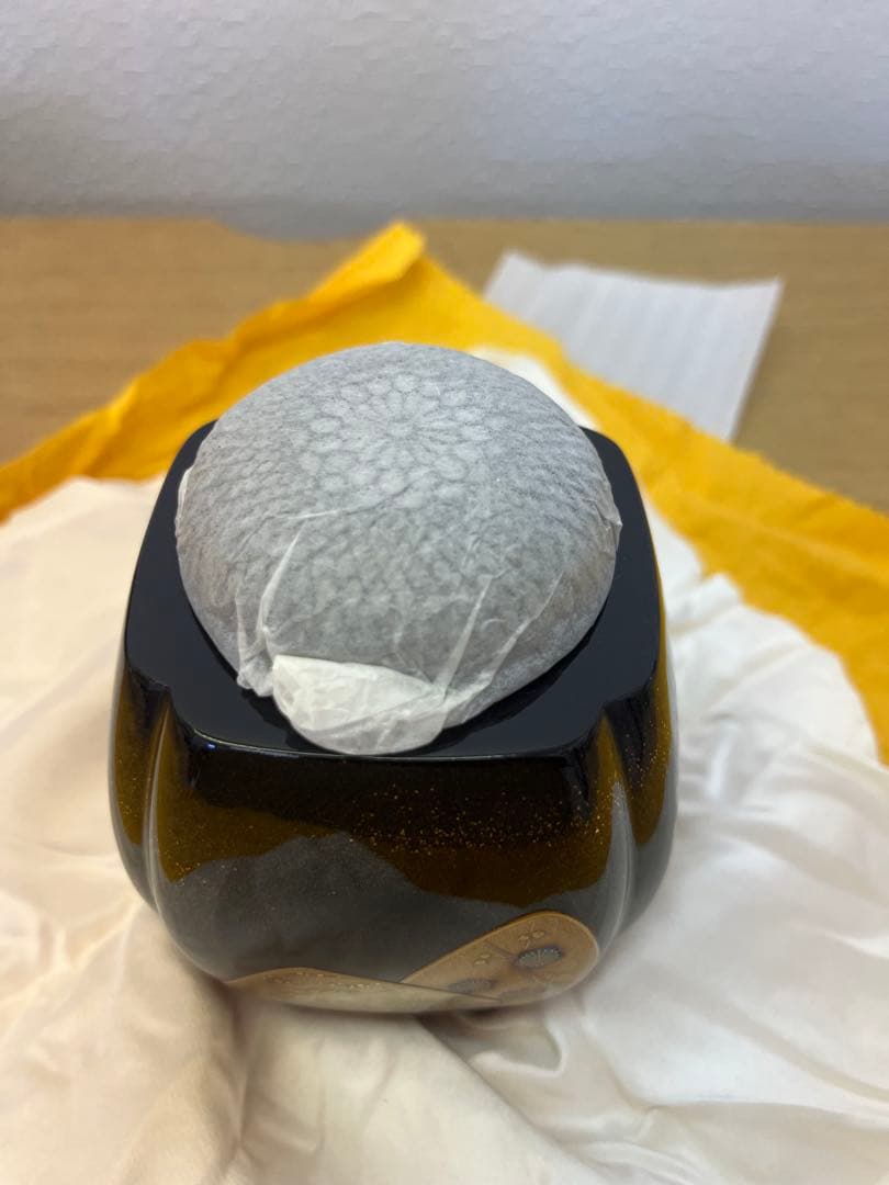 【新品】輪島塗　池田喜一作　高級香炉　源氏貝蒔絵　高級木箱　アンティーク