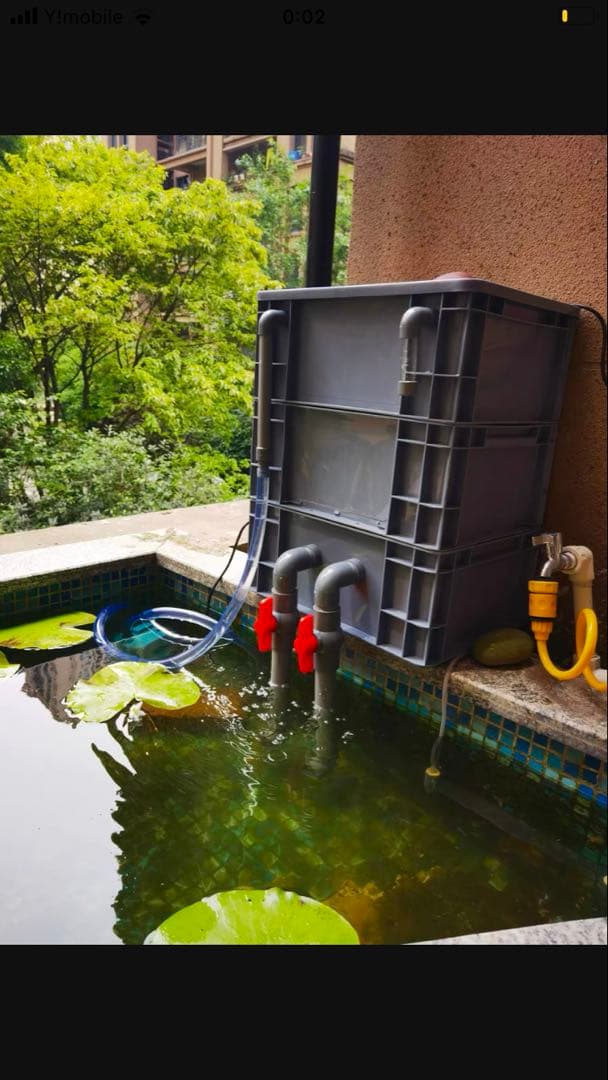 三段式濾過装置大型水槽用沈殿物理生物一体型濾過槽外部式 器水槽濾過