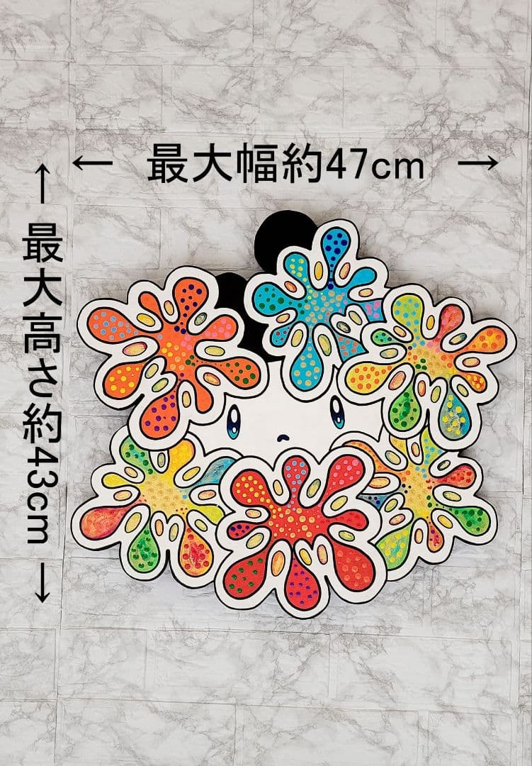 ☆鈴木哲也☆合板(470×430mm)☆アクリル原画1点物☆送料