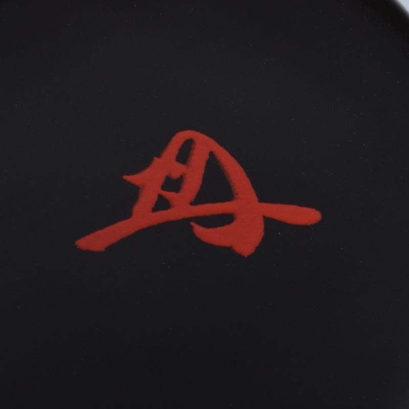 茶道具　山中塗　前端雅峯作　木目　中棗　紫野　前田昌道書付　共箱　V　7072