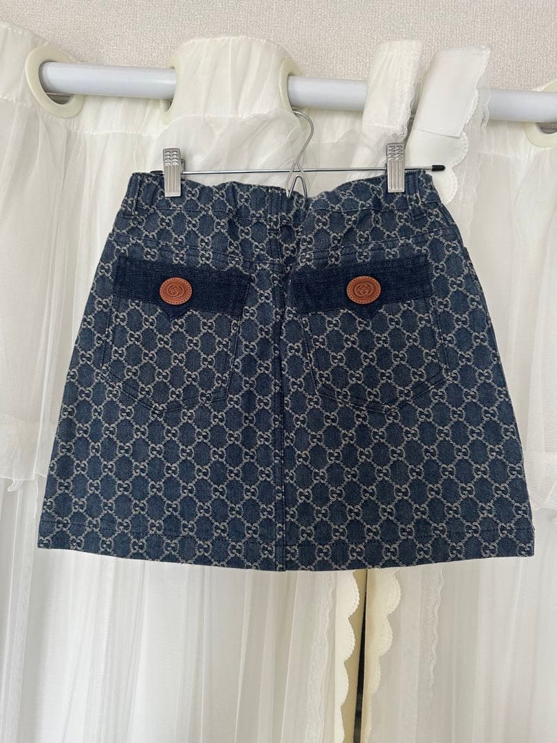 GUCCI グッチチルドレン デニムスカート　12Y