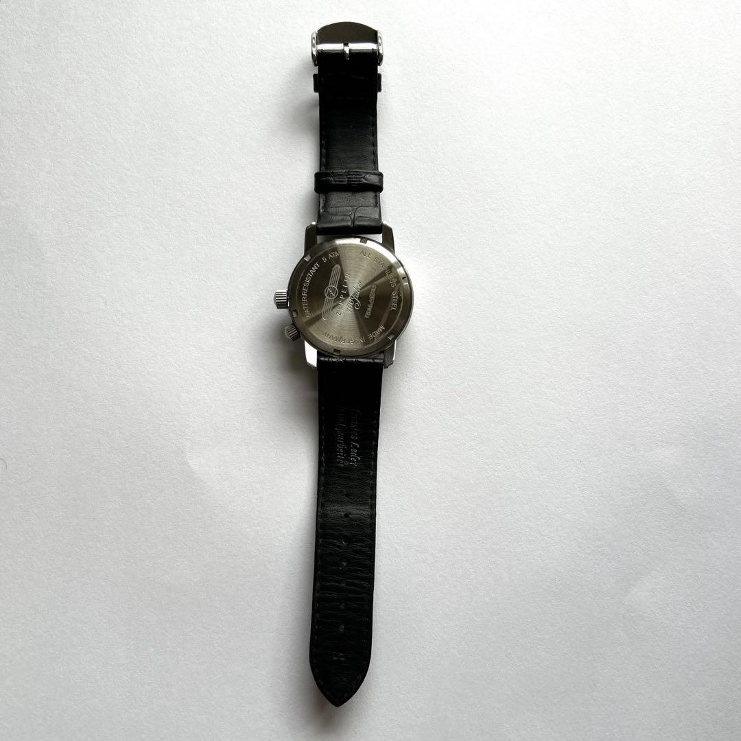 ZEPPELIN ツェッペリン 100周年記念　デュアルタイム ブラック