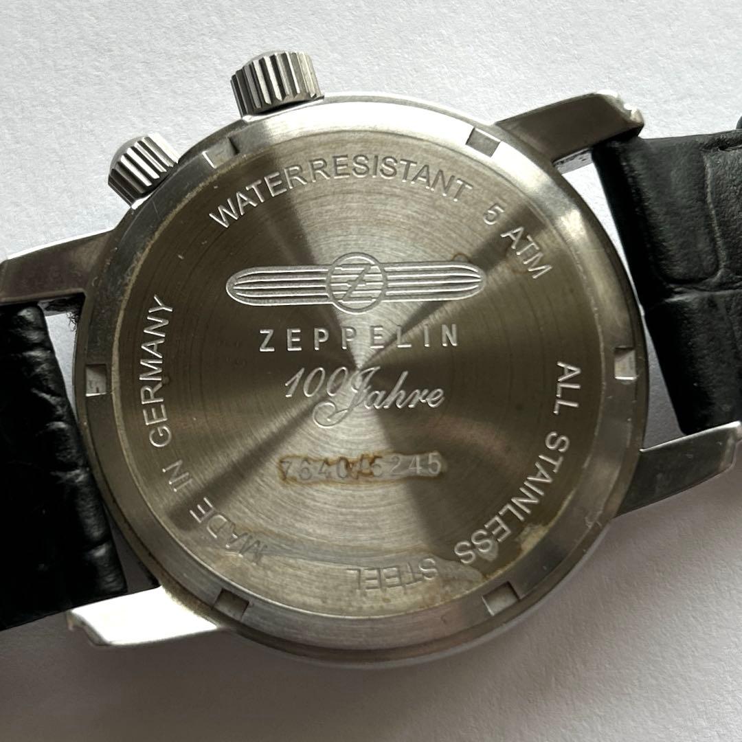 ZEPPELIN ツェッペリン 100周年記念　デュアルタイム ブラック