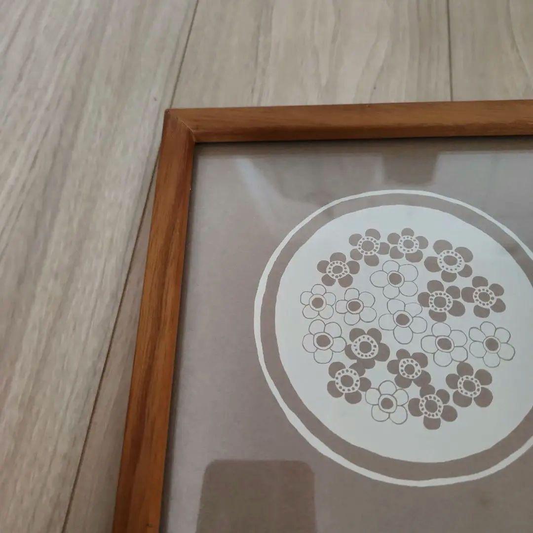 取り扱い終了品 北欧暮らしの道具店 額付きシルクスクリーン