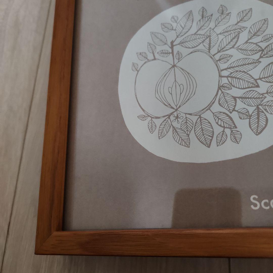 取り扱い終了品 北欧暮らしの道具店 額付きシルクスクリーン