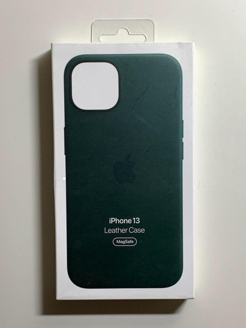 新品】純正 iPhone 13 レザーケース・セコイアグリーン① - メルカリ