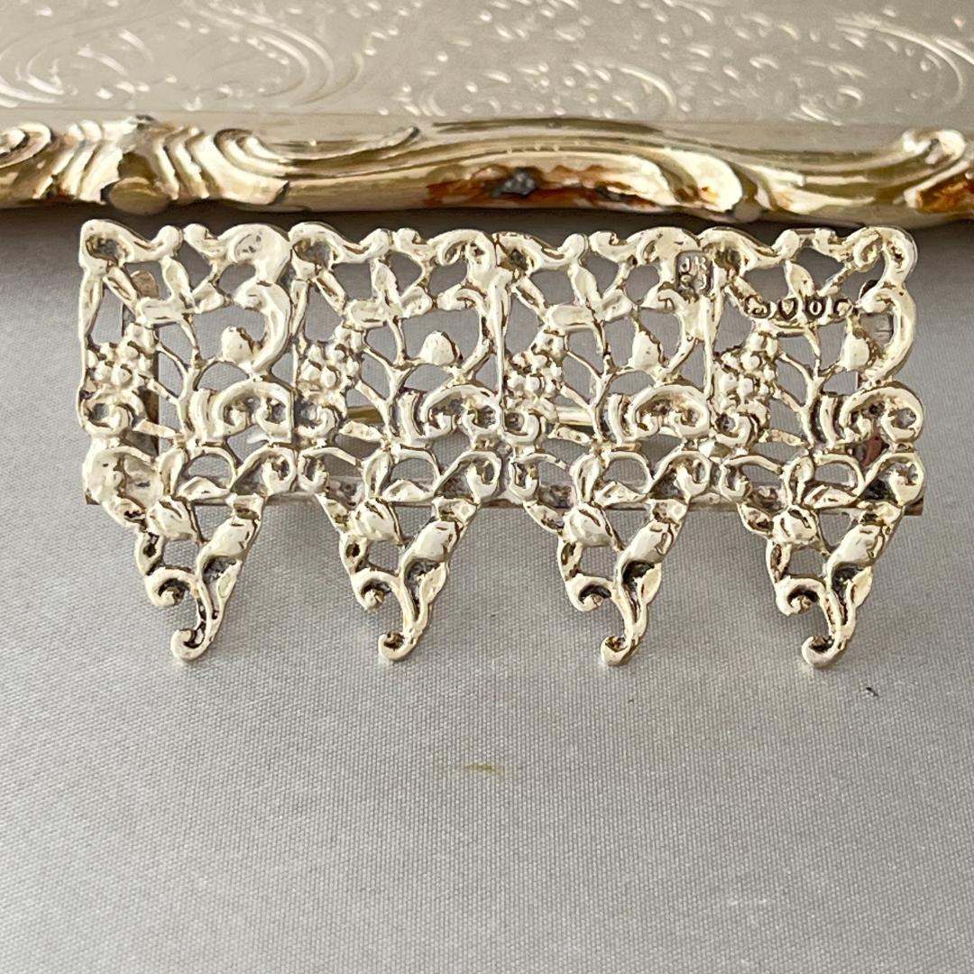 【Rosenthal, Jacob & Co.】メニューホルダー ペア【純銀】