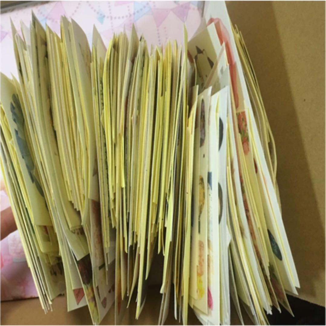 B】 大容量 海外 A4ペーパー ステッカー セット