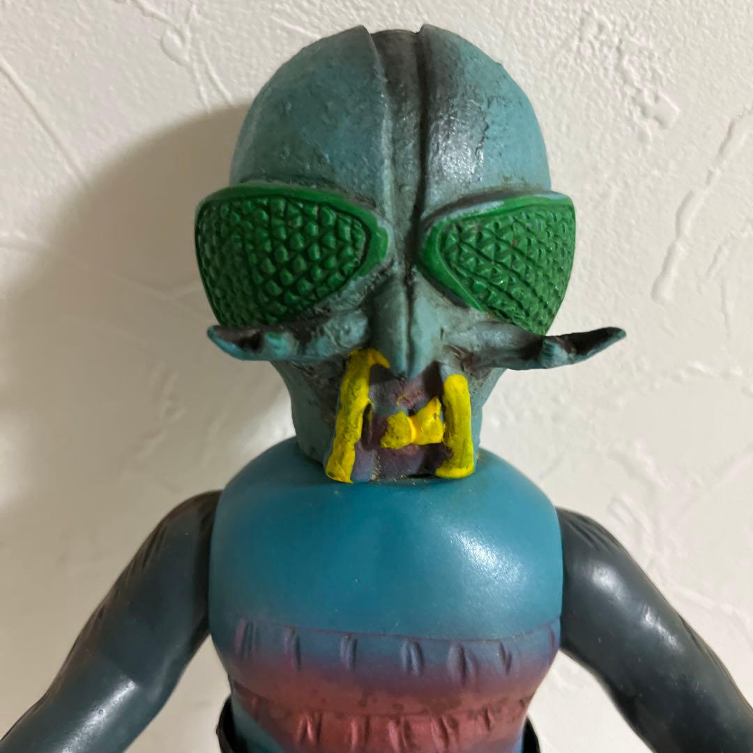 ⚠️激レア成型色　貴重　仮面ライダー　怪奇ハエ男　スタンダードサイズ　旧バンダイ