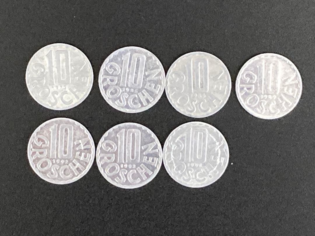 オーストリア 旧紙幣 ＆ 旧硬貨