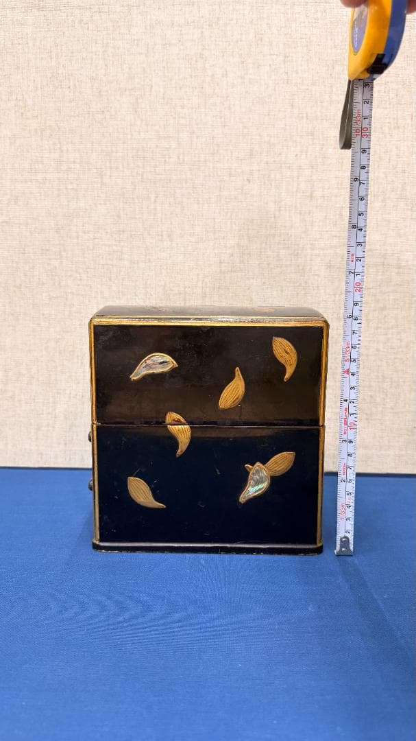 【一式揃】時代茶道具 銅製湯沸・建水／蒔絵木箱付｜実用可｜茶道具 古美術