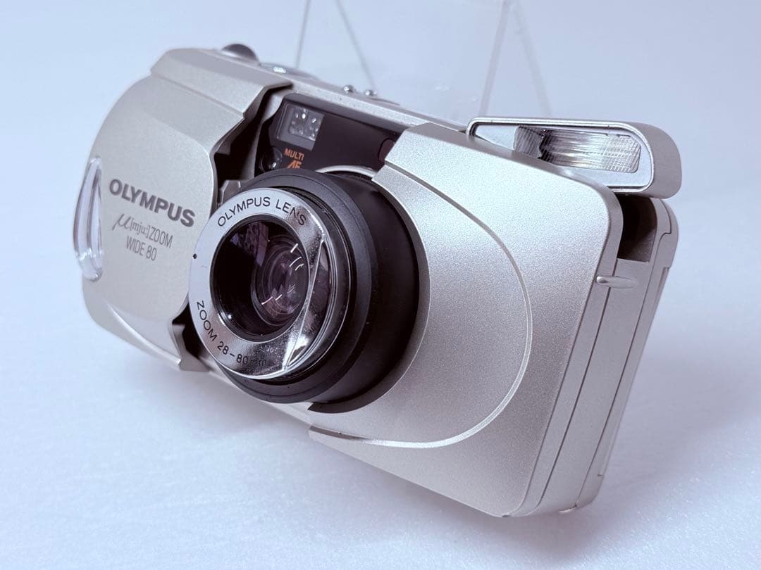 OLYMPUS μ ZOOM WIDE 80 動作確認済 フィルムカメラ