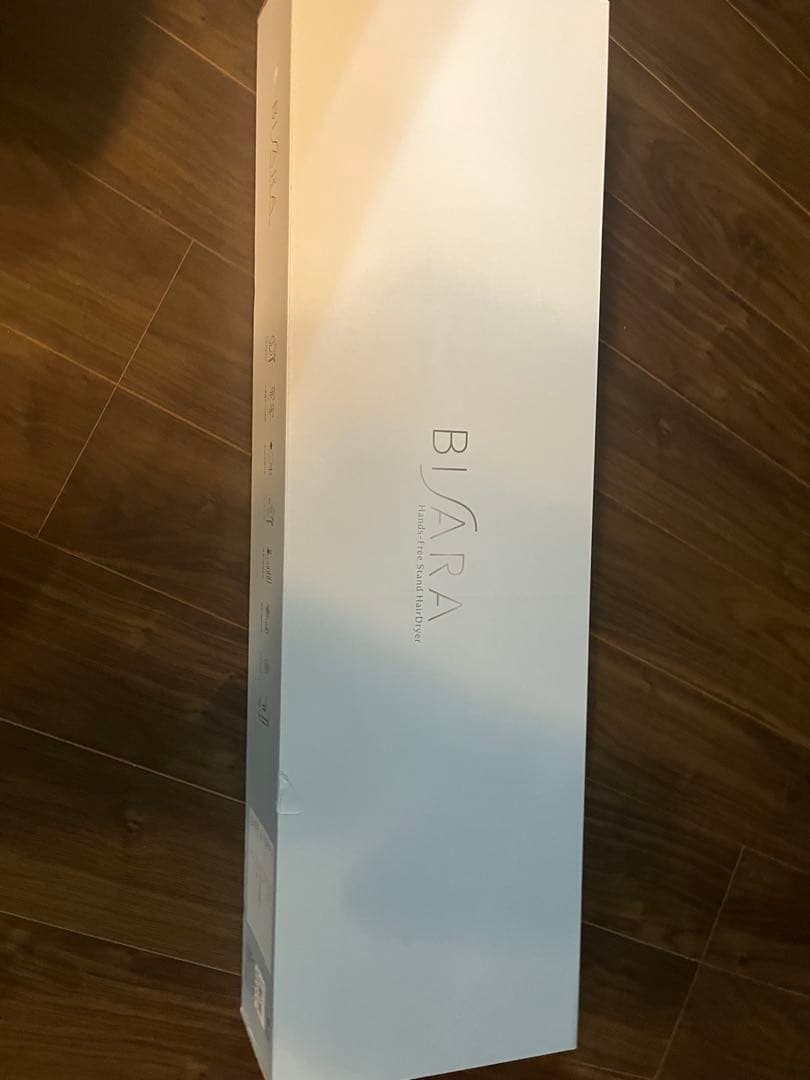 BISARA スタンド式ヘアドライヤー ミルキーホワイト箱有り二回使用