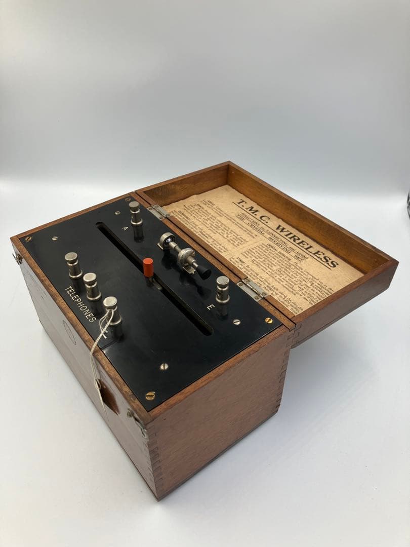 値下げしました！ 鉱石ラジオ T.M.C Wireless ヘッドホーン付