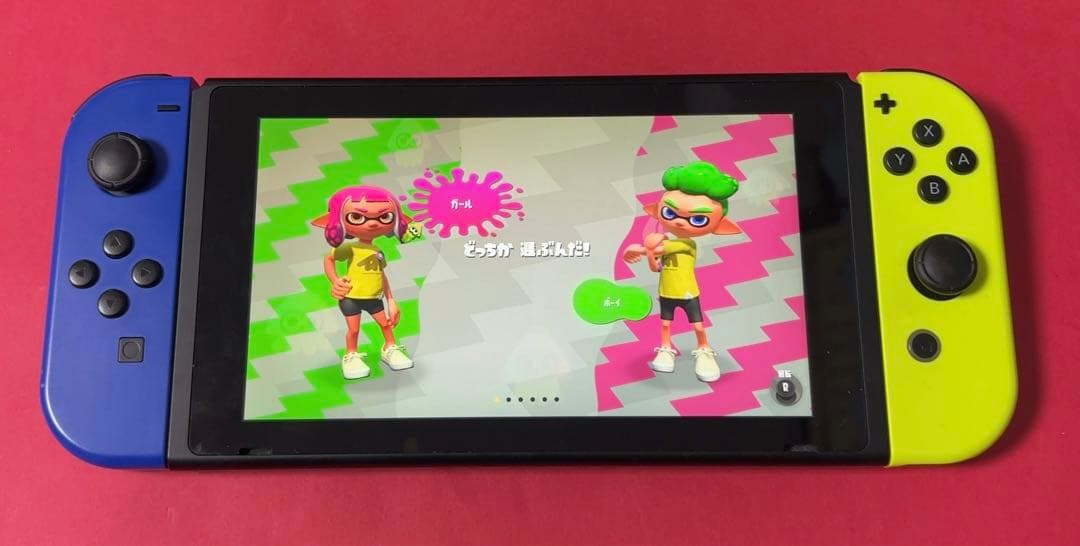 Nintendo Switch 本体 2017年　青/黄　【動作確認済】