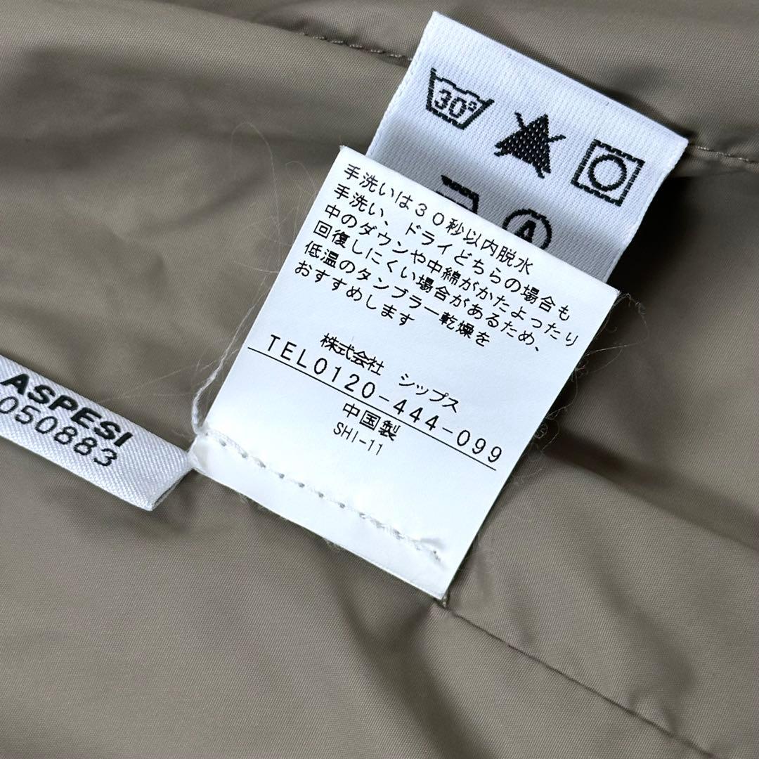 ASPESI パファージャケット パーカー 中綿 テーラードジャケット アスペジ