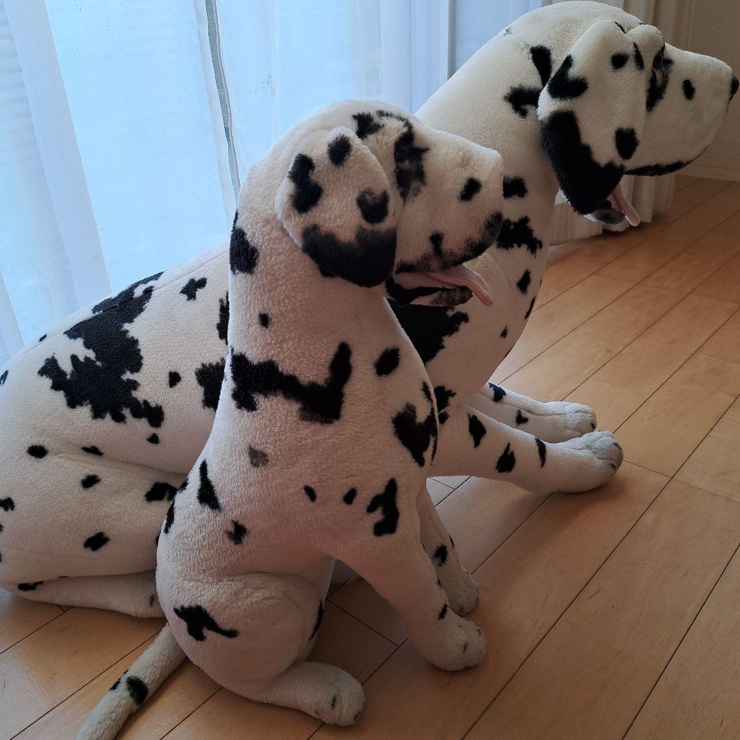 特大ぬいぐるみ　ダルメシアン　犬　インテリア　置物　実寸　コレクション