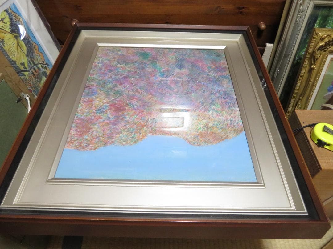 ◇ 平井光典 「錦秋」 油彩 F10号 独立会 独立賞 福岡県立美術館