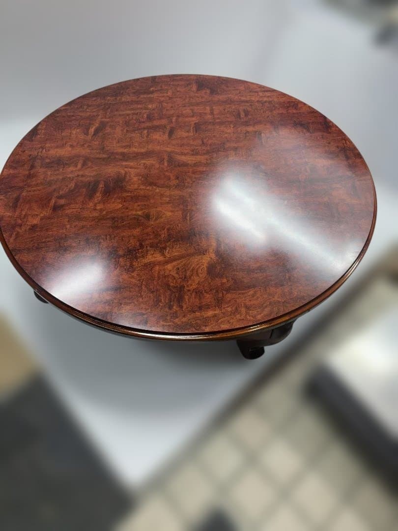 大型 ちゃぶ台 アンティーク 丸形 09c68